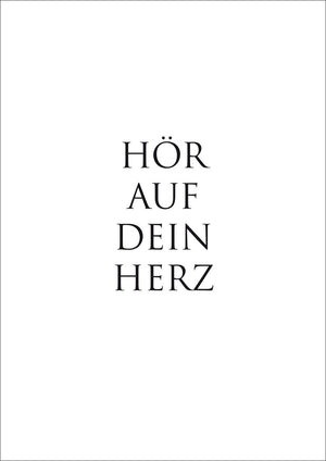 
                  
                    Laden Sie das Bild in den Galerie-Viewer, Kunstdruck A3  &amp;quot;Hör auf Dein Herz&amp;quot;
                  
                